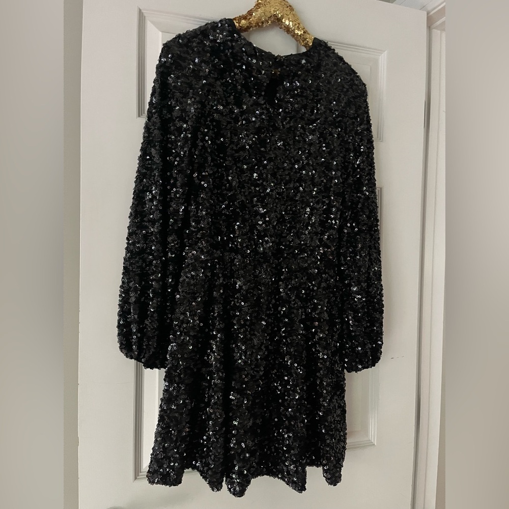 NWT Sunday in Brooklyn Balloon-Sleeve Mini Dress - Picture 6 of 11